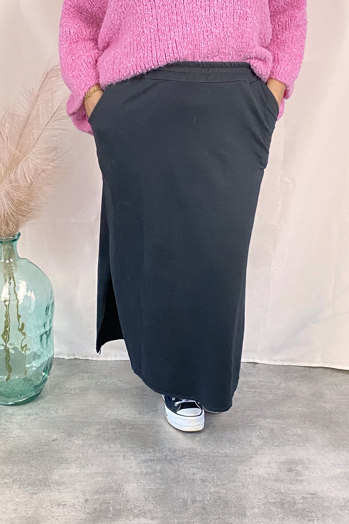 jupe longue femme ronde