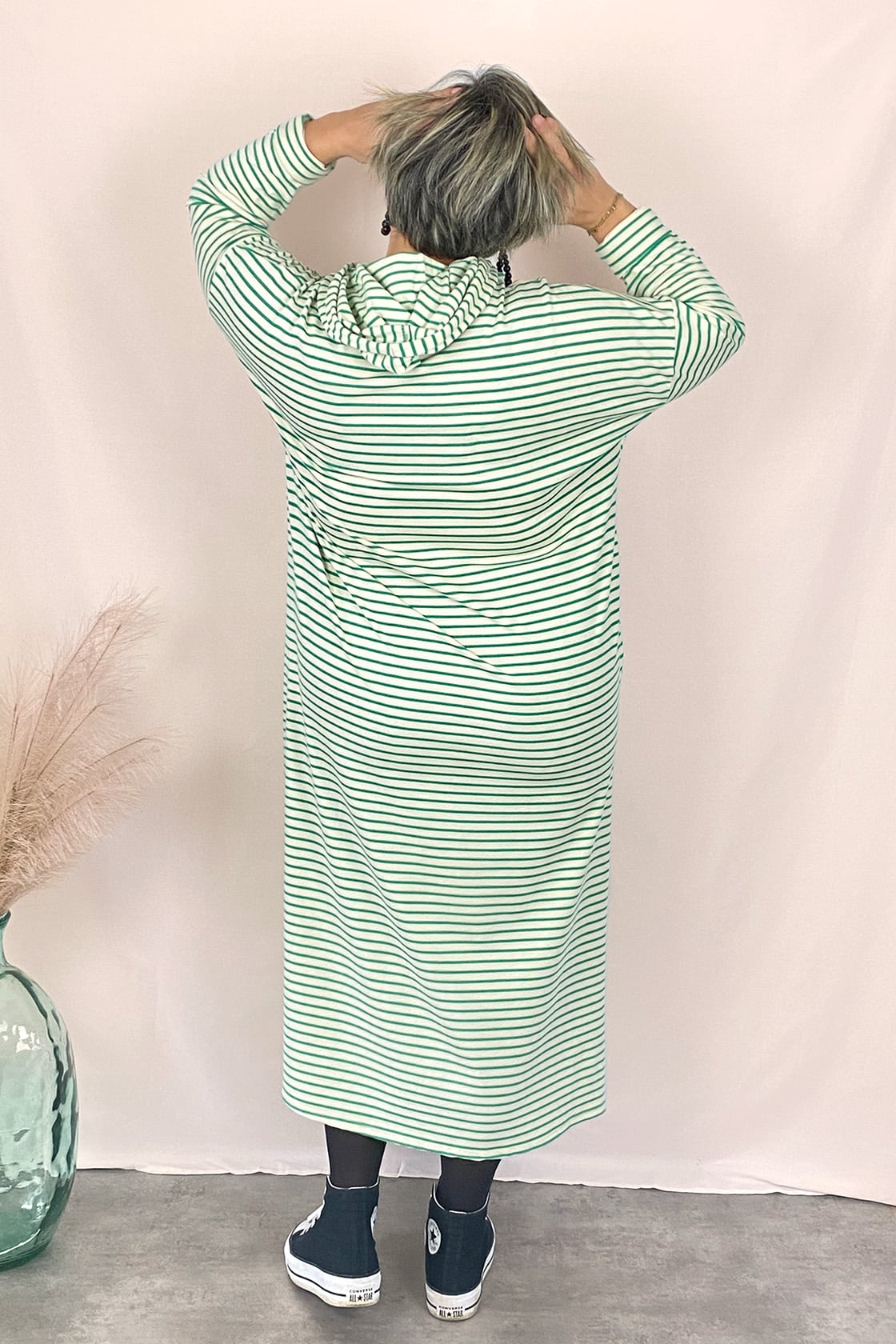 robe marinière verte