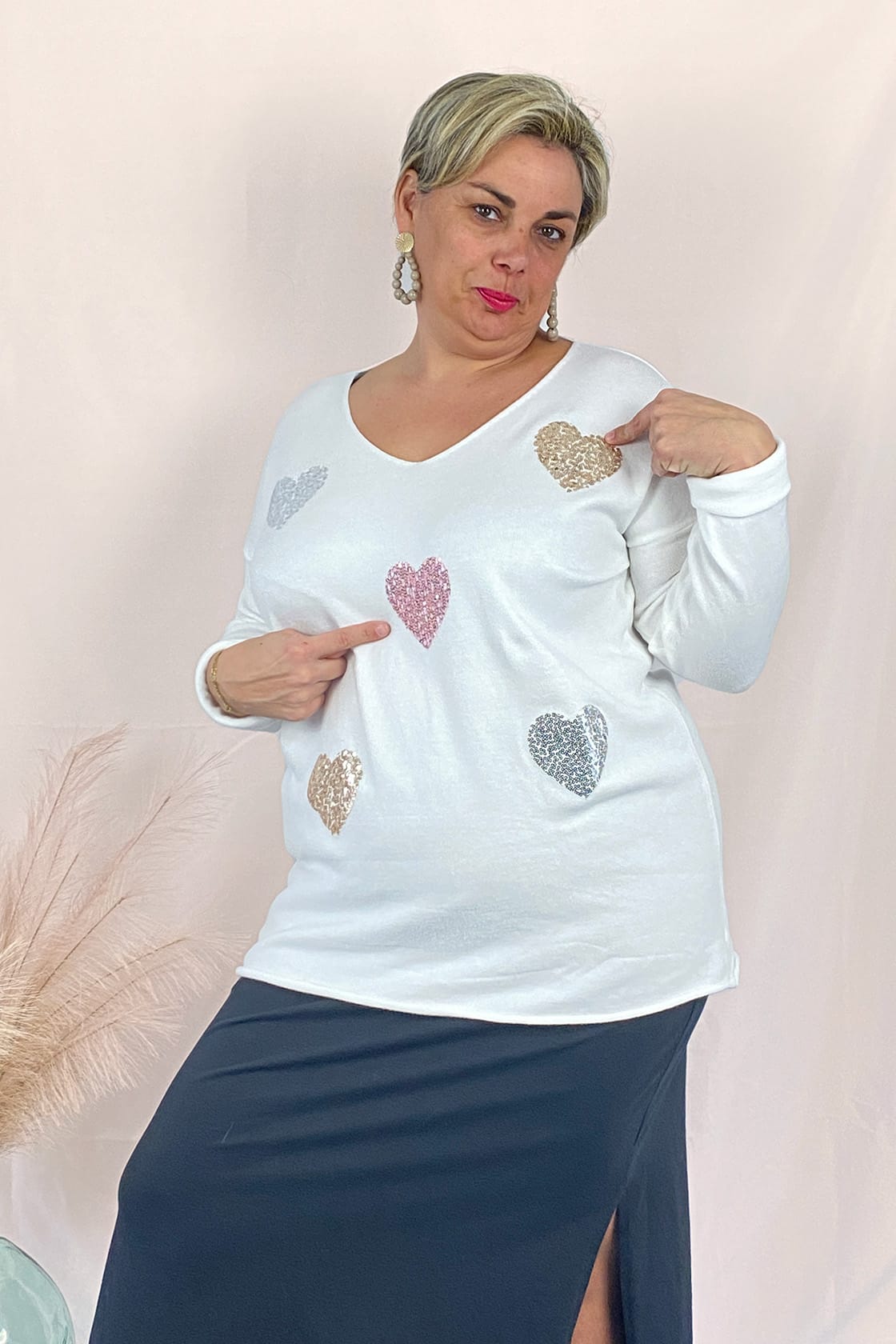 pull grande taille pour femme